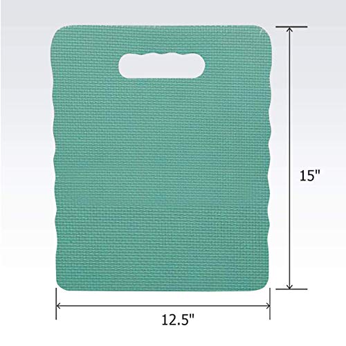 Katzco Foam Knee Pad – Kneeling Mat - 2 Pack of 15 X 12.5 Inch – for Gardening, Exercise, Baby Bathing and More