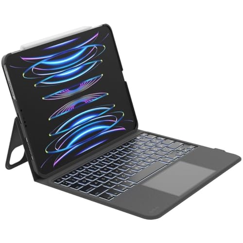 Teclado con funda Belkin para iPad 10 con soporte y teclas retroiluminadas