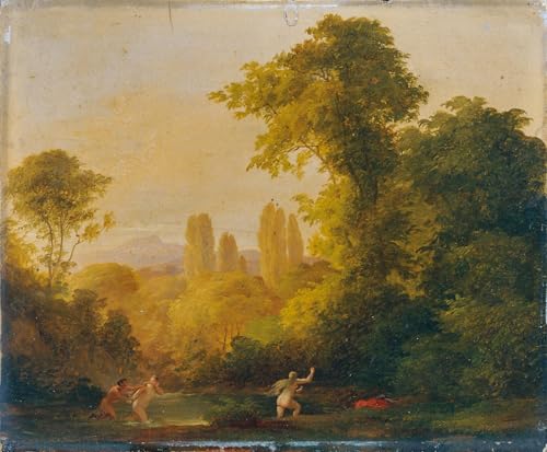Tableaux peinture sur toile paysage nordique mythologique Schrotzberg SERENDIPITP 60x90