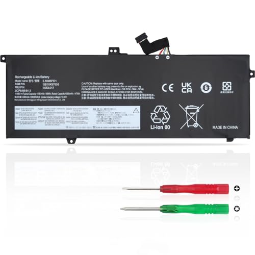 EneSph L18M6PD1 Laptop-Batteria per Lenovo ThinkPad X390 X395 X13 Gen 1 2020 Series L18M6PD2 L18C6PD1 L18D6PD1 02DL017 02DL018 02DL019 02DL020 SB10K97655 SB10K97656 SB10K97657 SB10K97658 5B10W13923