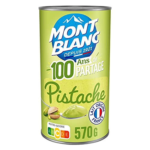MONT BLANC - Crème Dessert À La Pistache 570G - Lot De 4