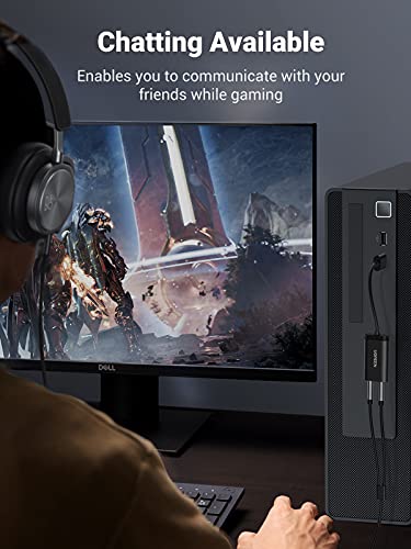 Ugreen Usb To Audio Jack Sound Card Adapter With Dual Trs 3-Pole 3.5Mm Headphone And Microphone Usb To Aux 3.5Mm External Audio Converter For Windows Mac Linux Pc Laptops Desktops Ps5 Headsets Black #TOP6