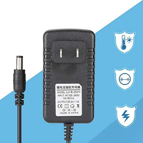 Li-ion Charger Adapter 25.2V/1A Fast Charging Li-ion Charger Adapter with Multi-Level Protections(us)