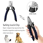 Perperqer Dog Nail Clippers,Dog Nail Trimmers with Safety Guard for Small Medium Large Breed Dog & Cat to Avoid Over Cutting,Professional Grooming Tool with Quick Sensor and Dog Nail File