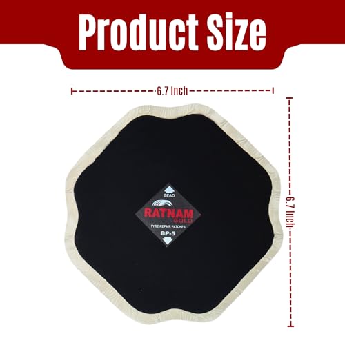 Image of Bias Ply Tyre Repair Patch 5 NO. Box Qty 5 Pcs