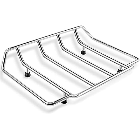 Eumti Motorcycles Air Wing Tour-Pak Chrome Luggage Rack Carrier Trunk Top Rack Rail Mount Compatible with Harley Touring CVO Street Glide Electra Glide Road Glide Road King Ultra Limited 1984-2024 Cover