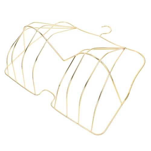 Unomor Fashion Bra Display Mannequin Bra Display Rack for Retail Golden Hanger Wire for Shop