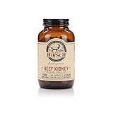 Hirsch Organic UK Grass Fed Beef Kidney Supplement - Soil Association Certified 100% Organic and Glyphosate Free & Vitamin & Mineral 3rd Party Tested
