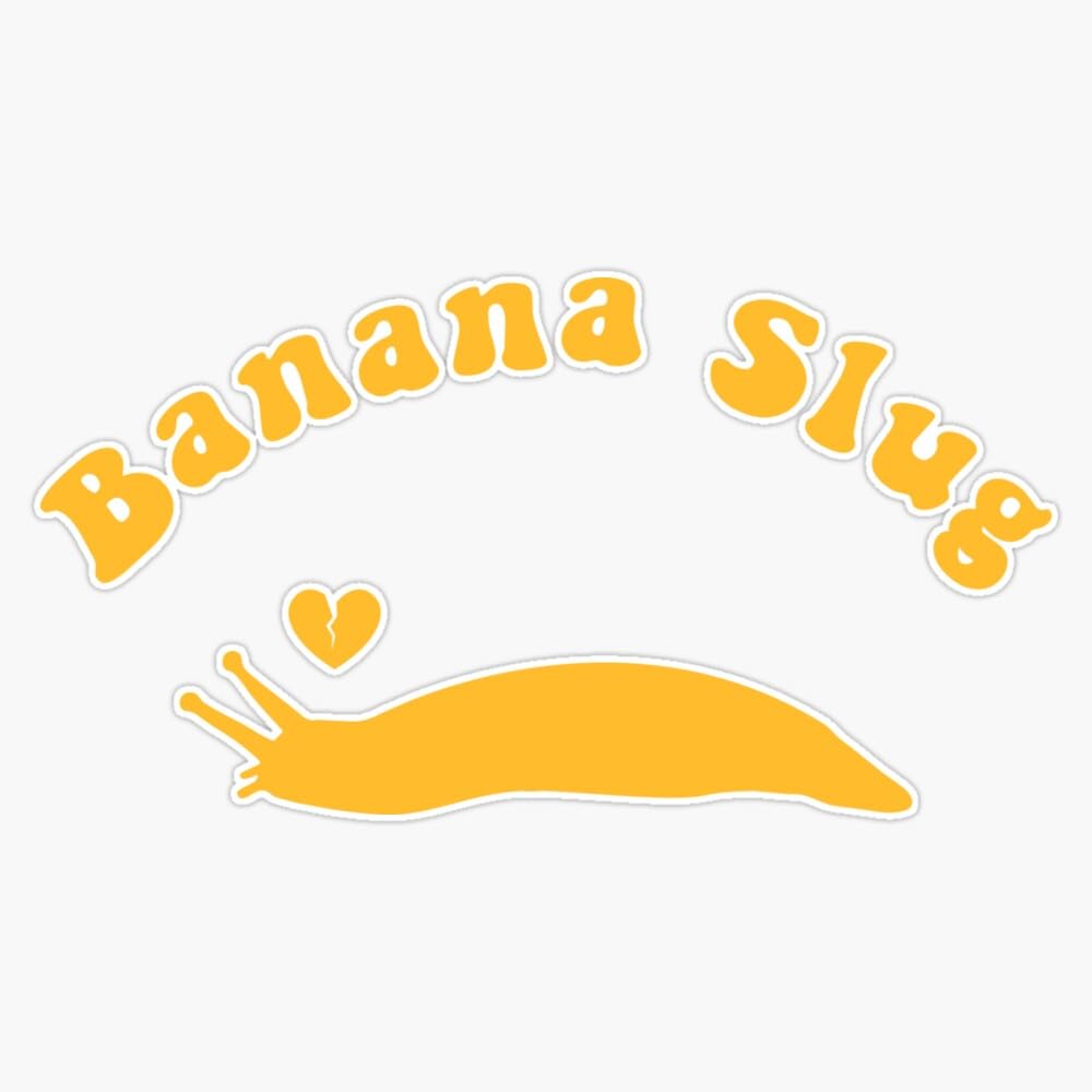 LAD StudioBanana Slug Window Bumper Sticker Decal 5""