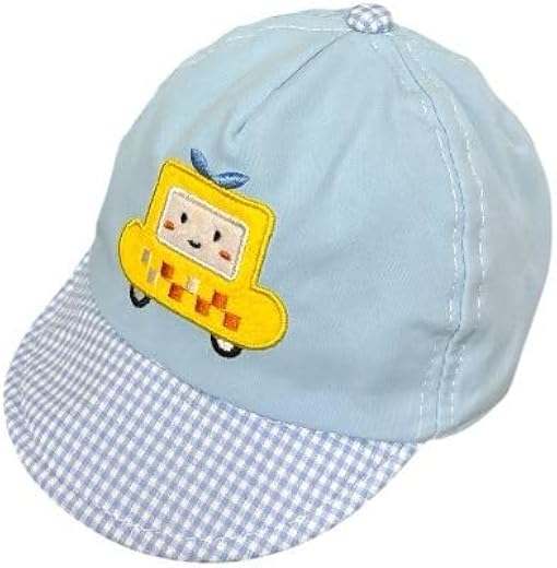 FAMWRAPZ Kids Unisex Cotton Cap with Cute Cartoon Design, Perfect for Ages 6-12 Months, Toddler Cap for Boys &amp; Girls Sun P...