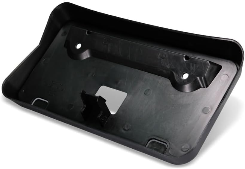 DAT AUTO PARTS Front Bumper License Plate Bracket Frame Tag Holder Replacement for 2006 2007 2008 2009 Ford Fusion Black Textured Plastic 6E5Z17A385AA FO1068125