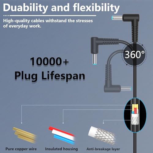 150W Caricatore Alimentatore per HP Omen 15 17 ZBook Studio 15 G3 G4 G5 G6 TPN-CA11 TPN-DA09 Pavilion Gaming 15 17 Caricabatterie PC Portatile - PC Desktop - Immagine 4