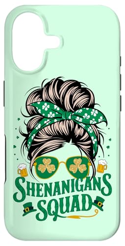 fB[X Shenanigans Squad St.Patrick's Day ACbVbV[p X}zP[X iPhone 17 p