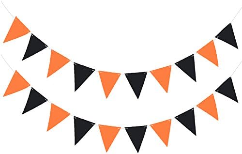 Halloween Pennants Banners, JmYo Durable and Reusable with 20pcs Pennants Flags Party Decoration, 20ft