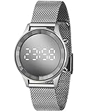 Relógio lince feminino ref: ldm4648l sxsx digital led prateado