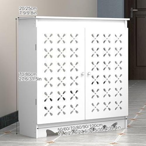 Étagère de radiateur blanche éliminant les pertes de place