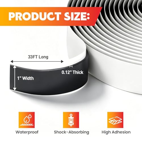 LLPT Butyl Tape 3/4 Inch x 33 Feet Black 2 Pack Leak Proof Waterproof Seal by LLPT - Image 2