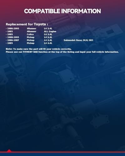 Image of KAX Engine Cylinder Head Gasket Set Compatible with Toyota Pickup 4Runner 1985-1995, Celica 1985 2.4L, Head Gasket Kit, OE# HS26185PT-2, HS2000, SL1000