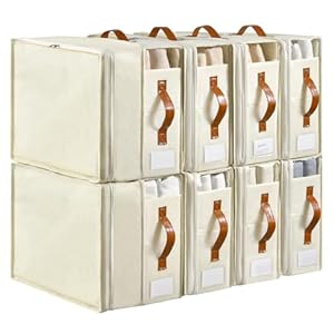 Freebat Leinen 8er-Pack Unterbettkommoden