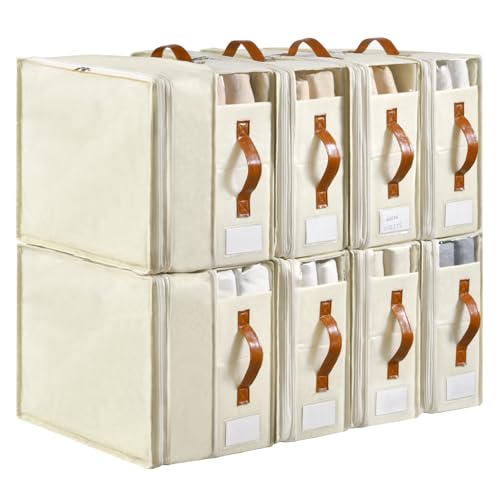 Freebat Leinen 8er-Pack Unterbettkommoden