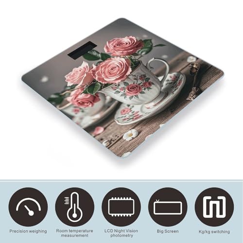 Báscula Digital de Baño GHEPSDW de Vidrio Templado miniatura 3