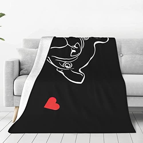French Bulldog Fleece Throw Blankets,Microfiber Blanket Throws Soft Cozy for Bed Sofa Couch Chair Relieve Stress Throw Blanket