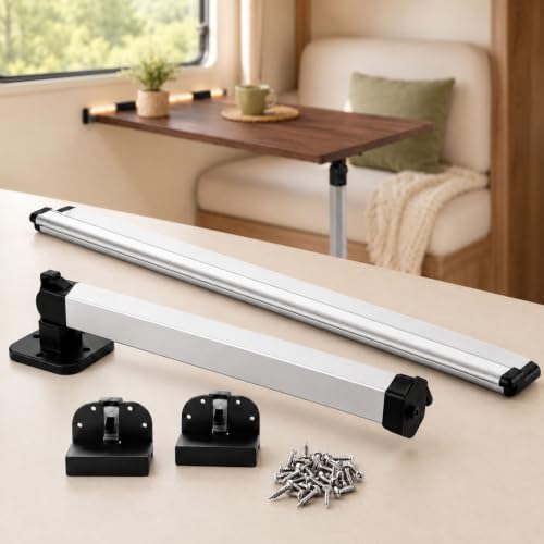 Camping-car Pied table et rail coulissant, 51–78cm Pied table télescopique