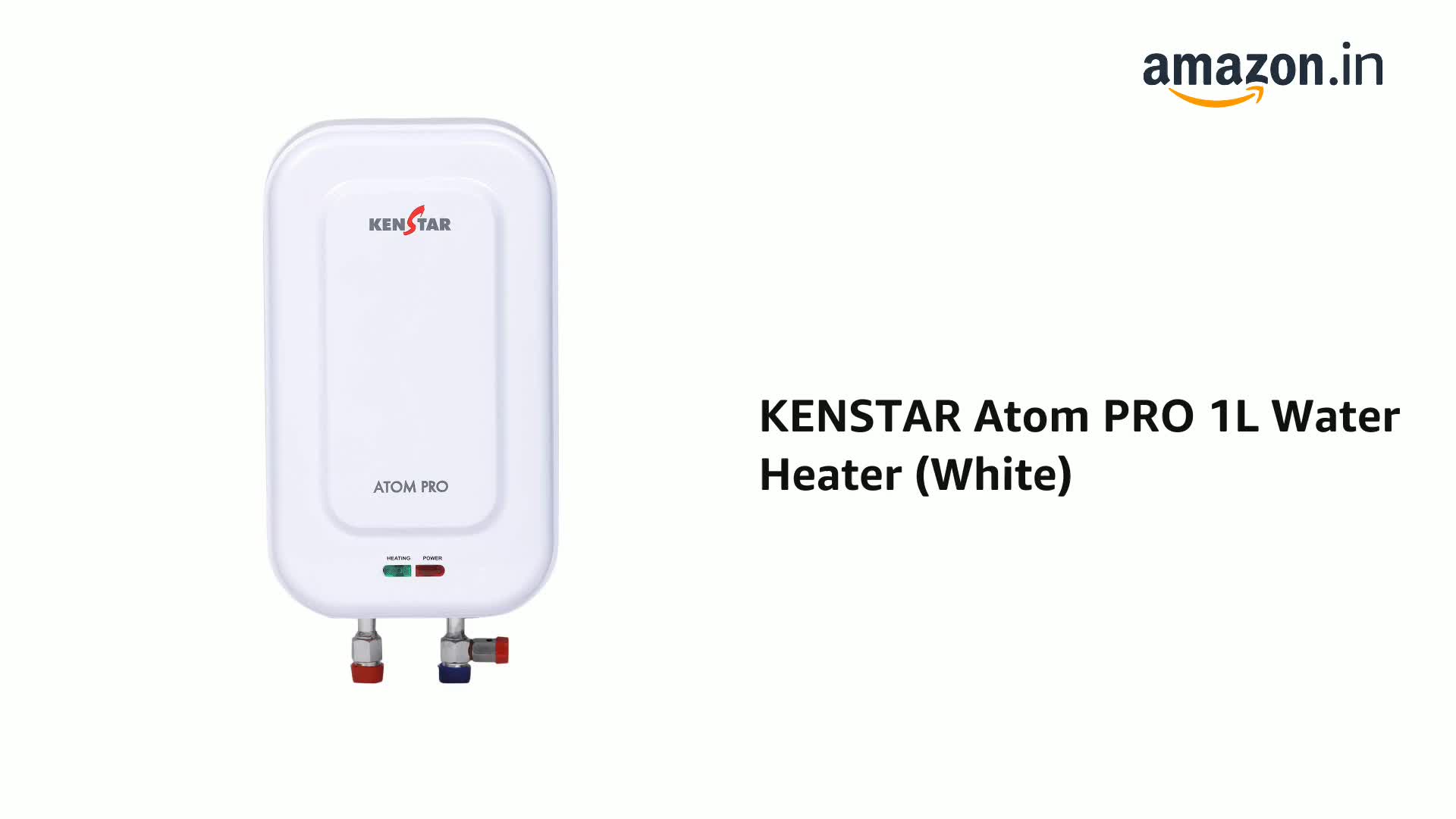 KENSTAR Atom PRO 1L Water Heater (White) : Amazon.in: Car & Motorbike