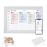 【Planification interactive des tâches et des repas】 : Ce calendrier numérique est doté de tableaux de tâches interactifs pour organiser les corvées ménagères et encourager les enfants à adopter de bonnes habitudes. Il affiche également clairement les menus familiaux, permettant à chacun de rester informé et alliant praticité et participation de toute la famille.