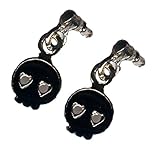 Süße, kleine Ohrstecker Mit Totenkopf als Anhänger Lasiert in verschiedenen Farben Ein witziges Accessoire zu allen Gothic und Rockabilly Outfits Liefermenge: 1 Paar