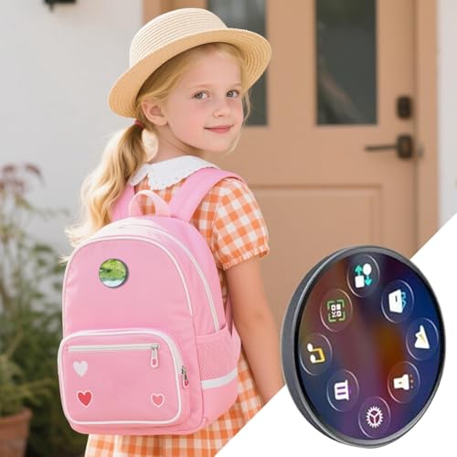 Pin de solapa digital con pantalla electrónica táctil y recargable para personalización de eventos 3