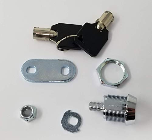image for Admiral Locks 5/8” Tubular Cam Lock, Keyed Alike Removable Key RV Co
