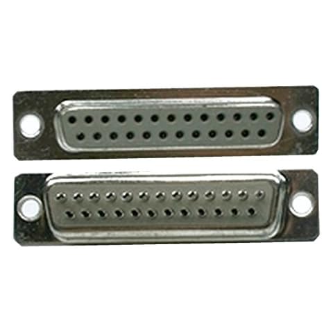 D-Sub Stecker 25 polig weiblich Lötanschluss (0223) Cover