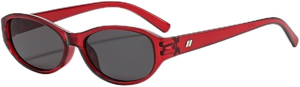 Trendy Oval Cat-Eye Sunglasses for Women - Double-G Logo Accent Frame, UV Protection Tinted Lenses