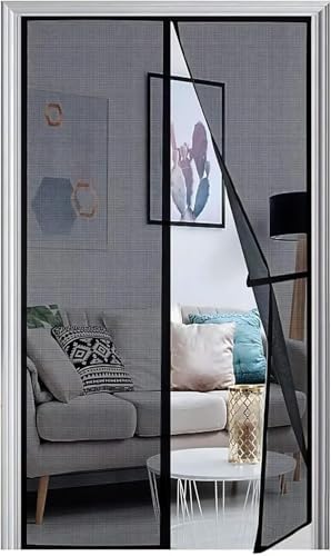 Panngu Fliegengitter Balkontür Magnet 105x225cm, 2024 Verstärkt Fliegenvorhang Terrassentür Magnete Türe Ohne Bohren, Fliegennetz Balkon Insektenschutz Tür, Magnetische Moskitonetz Vorhang Schwarz Panngu Fliegengitter Balkontür Magnet 105x225cm, 2024 Verstärkt Fliegenvorhang Terrassentür Magnete Türe Ohne Bohren, Fliegennetz Balkon Insektenschutz Tür, Magnetische Moskitonetz Vorhang Schwarz