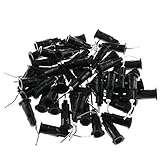 CSNSD Bent Dispensing Tip Needle 150PCS 20 Gauge Black Disposale Dental Pre-Bent Blunt Tip Irrigatio