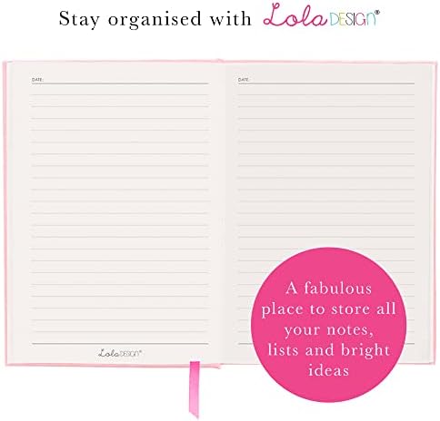 Lola Design - Wildlife Botanical Journal Notebook - Mixed Bee Notebook - Hardback Notebook A5 - Beautiful Stationery