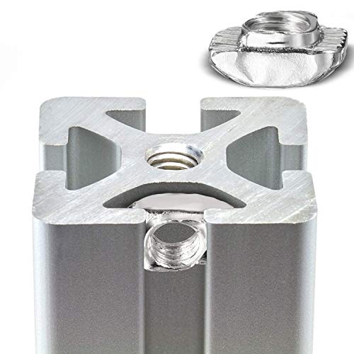 150 Pieces 2020 Series T Nuts T-Slot Nut Hammer Head Fastener -Plated Carbon Steel Sliding T Nuts For Aluminum Profile (M5) #TOP6