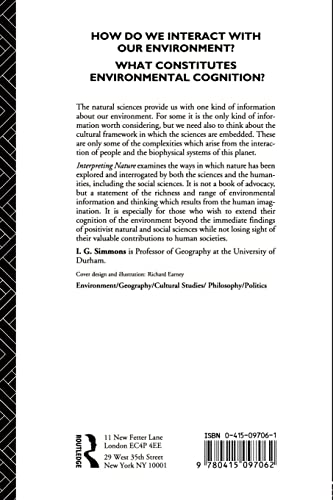 Interpreting Nature: Cultural Constructions of the Environment