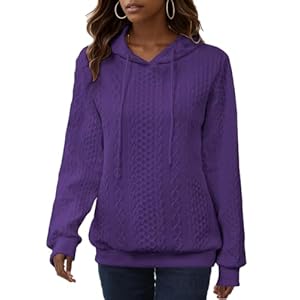 YeGine Womens Hoodies Oversized Hooded Sweatshirt Casual Long Sleeve Drawstring Pullover Tops