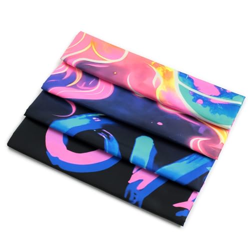 Manicer LK37M Blacklight Gaming Tapestry, Cool Neon Game Controller Wall Hanging For Boys Teens, Uv Reactive Game Over Abstract Art 3D Gaming Poster Tapestries thumb #6
