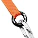 GM CLIMBING Red Small Rappel Ring 25kN for Rock Climbing Arborist Rescue Slackline Hammock Pack of 5