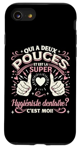 Coque pour iPhone SE (2020) / 7 / 8 Une Super Hygiéniste Dentaire Cadeau Hygieniste Dentaire