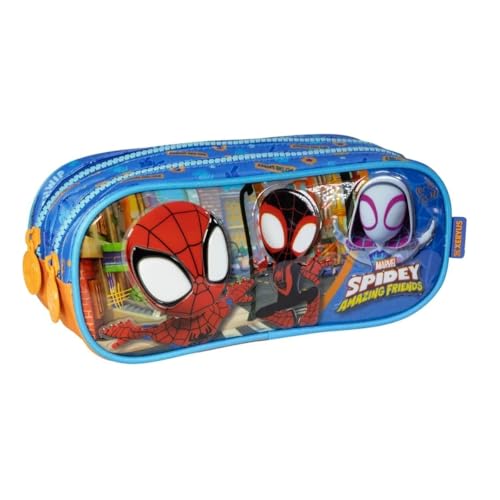 Estojo Duplo Escolar Spidey X1