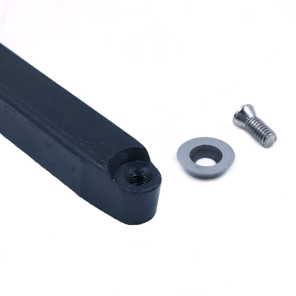 Strumento di finitura per tornitura del legno, con punta in carburo di carburo per tornio con taglierina rotonda da 12 mm per hobbisti o falegnami