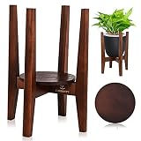 ZIOZERTT Adjustable Plant Stand New Indoor Wood Plant Stand Mid Century Modern Flower Pot Holder Rac