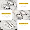 Serving Spoons Pack Of 8, Kyraton Large Serving Spoons For Buffet Stainless Steel Sering Utensils Set For Parties Gift Wife Mother Chrismas