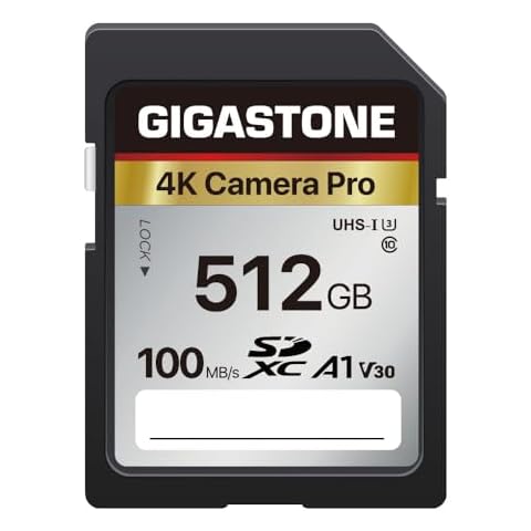 Gigastone SDXC 512 Go 4K Cover