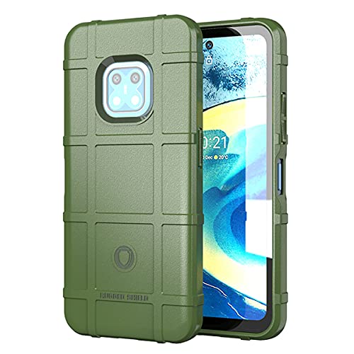 Ysnzaq Capa para celular Nokia XR20 resistente, à prova de choque, grau militar, antiqueda, antiarranhões e lente de câmera para Nokia XR20 HD verde