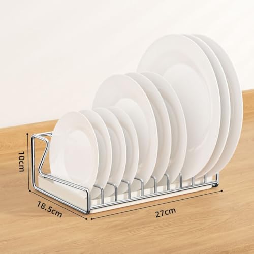 Escurridor de platos inoxidable 304 con bandeja de drenaje para encimera 3